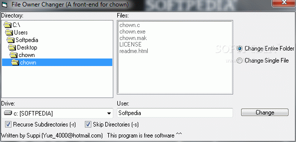 File Owner Changer