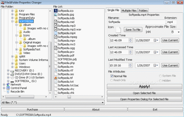 File&Folder Properties Changer