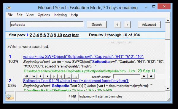 Filehand Search