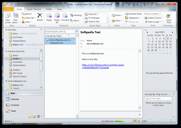 FilesAnywhere Outlook Add-in