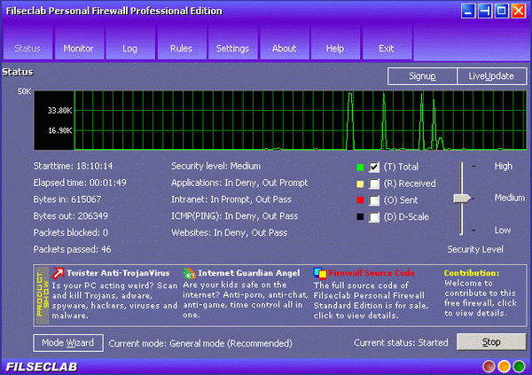 Filseclab Personal Firewall