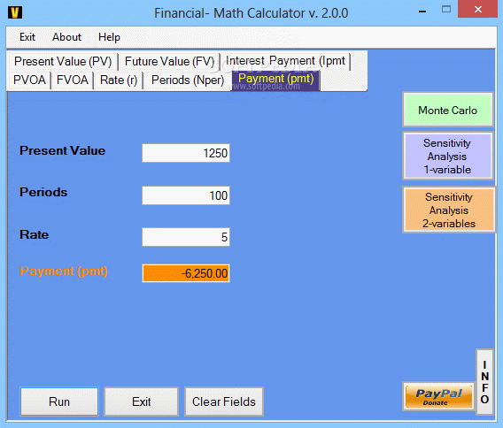 Financial-Math Calculator