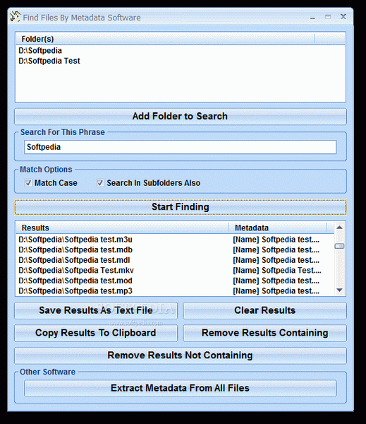 Find Files By Metadata Software