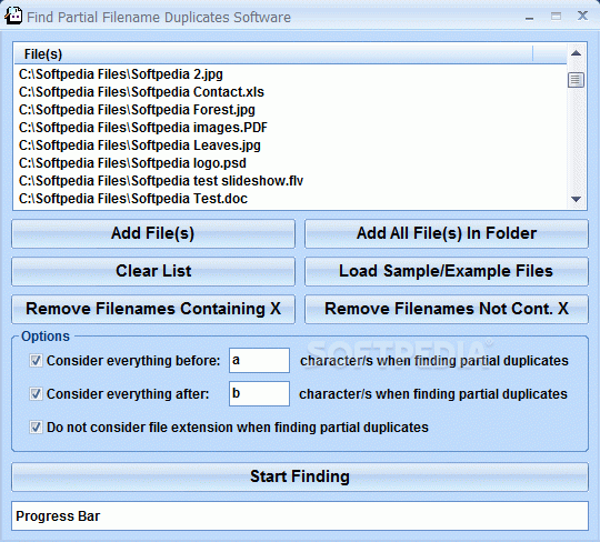 Find Partial Filename Duplicates Software