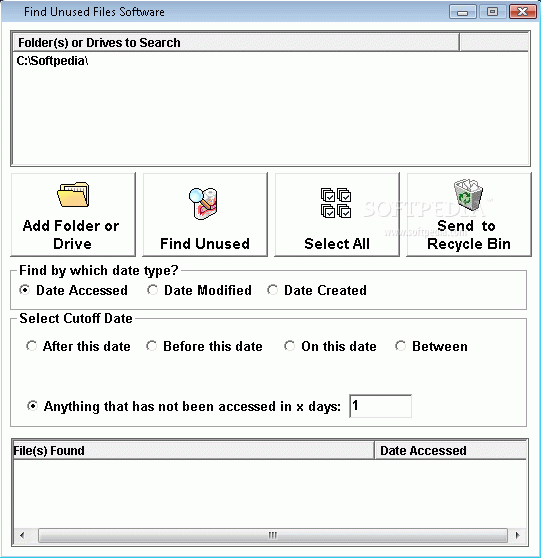 Find Unused Files Software