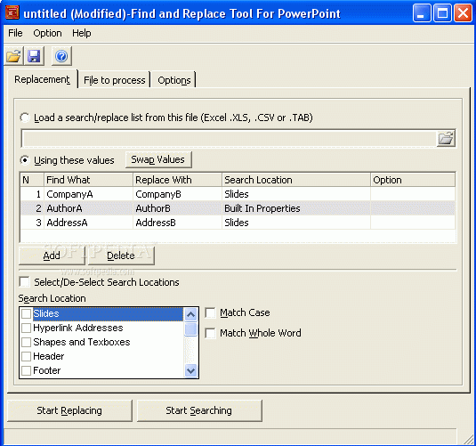 Find and Replace Tool For Powerpoint