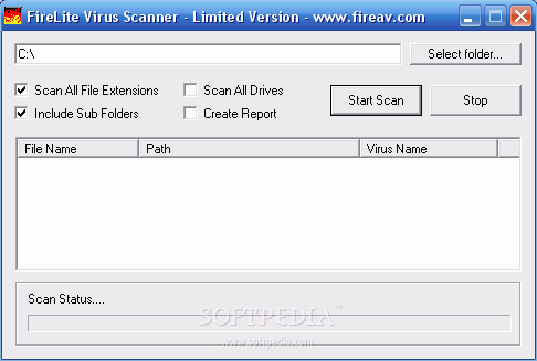 FireLite Virus Scanner