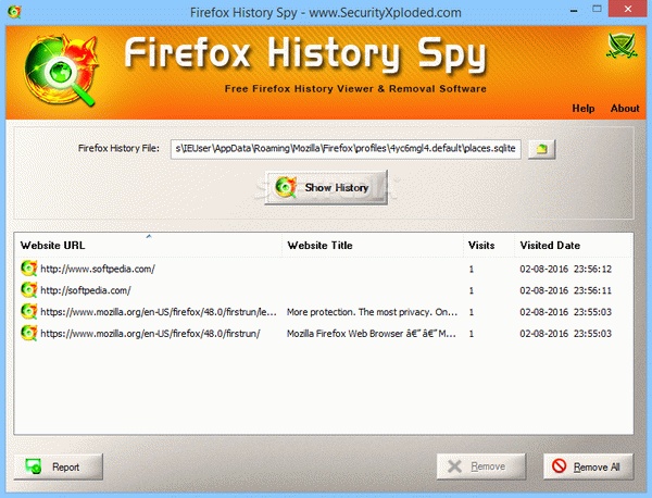 Firefox History Spy