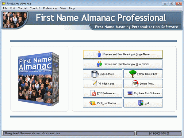 First Name Almanac Professional