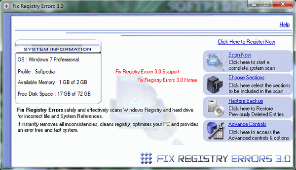 Fix Registry Errors