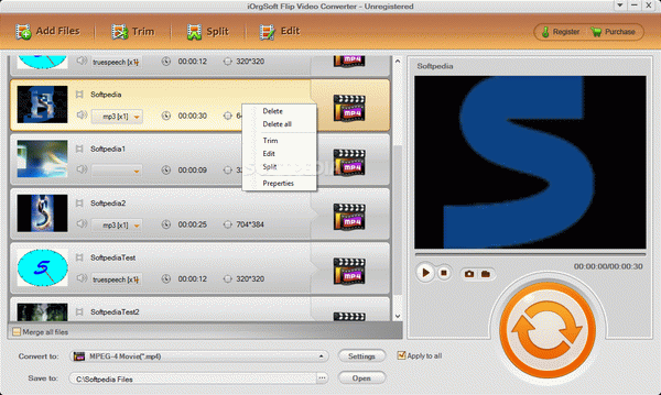 iOrgSoft Flip Video Converter