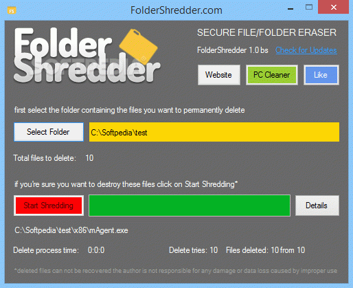 FolderShredder