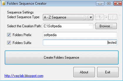 Folders Sequence Creator