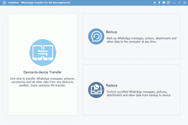 FonePaw WhatsApp Transfer for iOS
