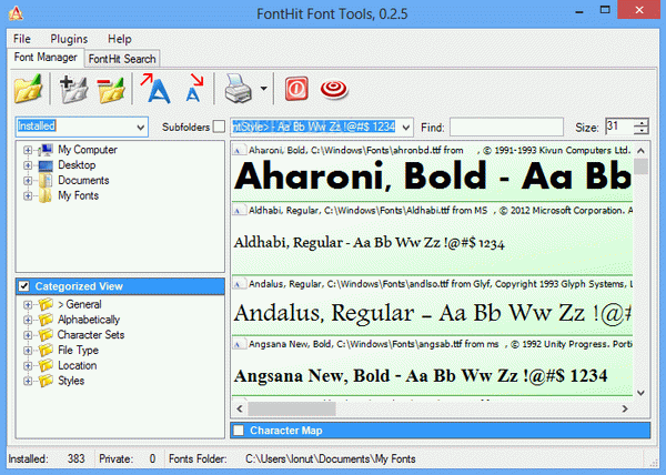 FontHit Font Tools