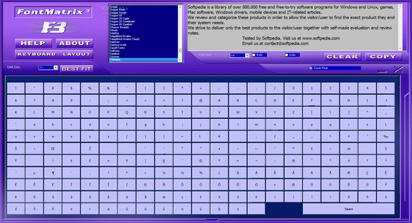 FontMatrix