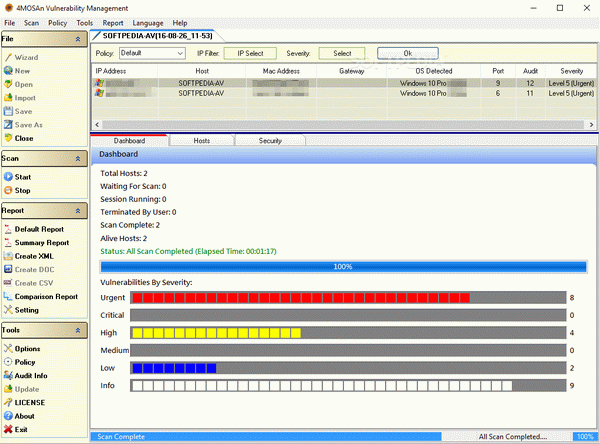 4MOSAn Vulnerability Management