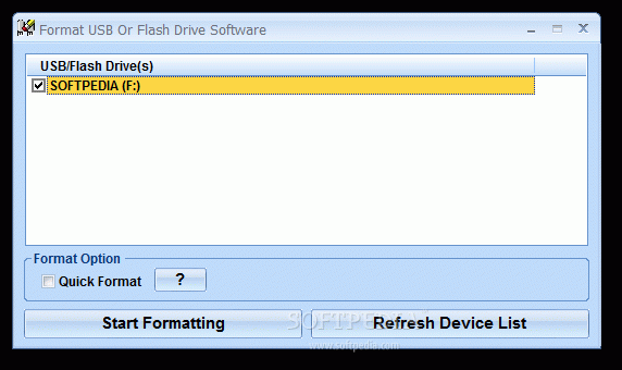 Format USB Or Flash Drive Software