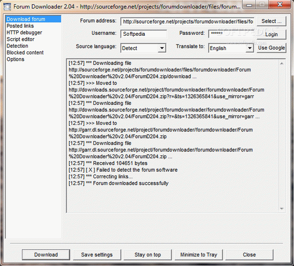Forum Downloader