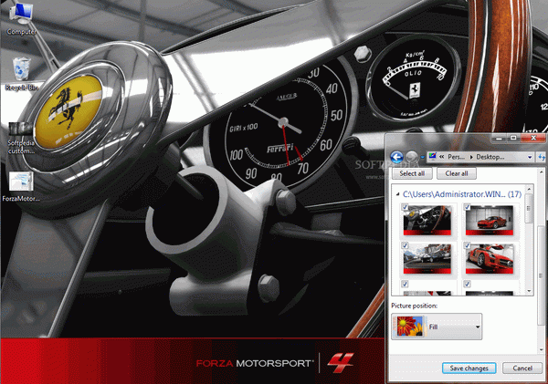 Forza Motorsport 4 Windows 7 Theme