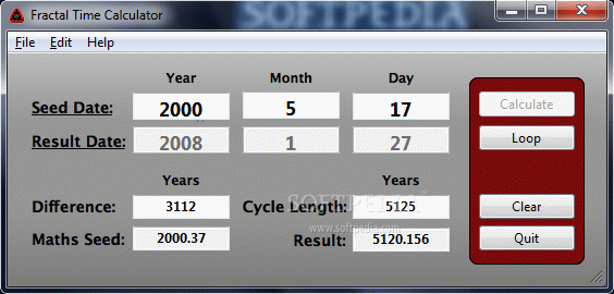 Fractal Time Calculator