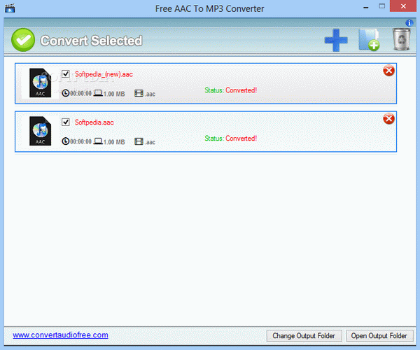 Free AAC To MP3 Converter