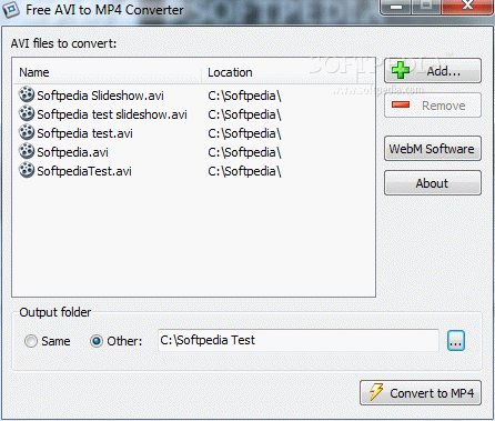 Free AVI to MP4 Converter