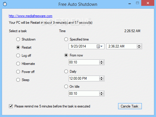 Free Auto Shutdown