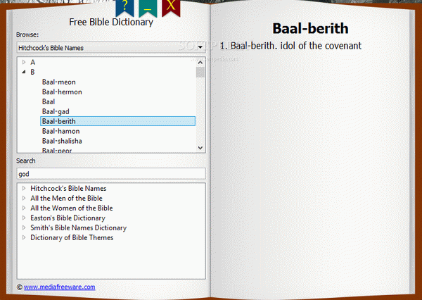 Free Bible Dictionary