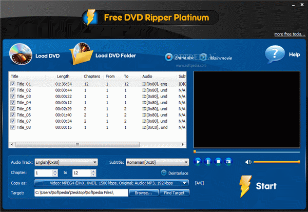 Free DVD Ripper Platinum