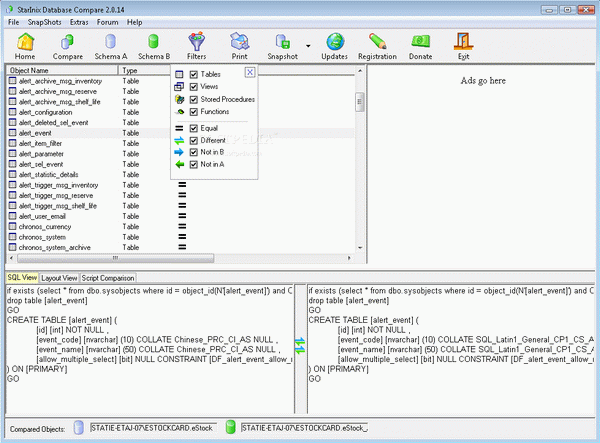 Free Database Compare