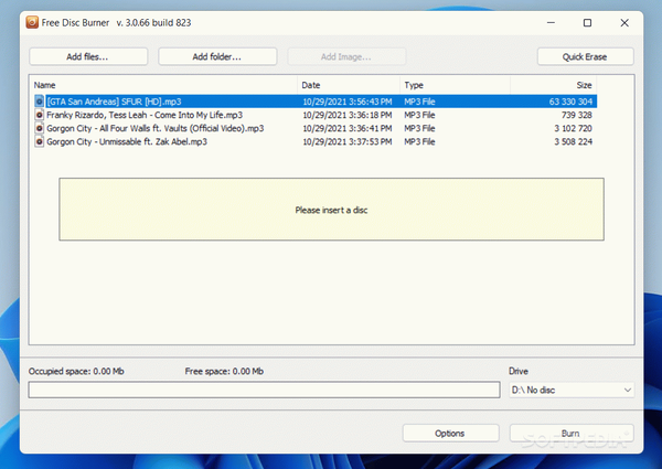 Free Disc Burner