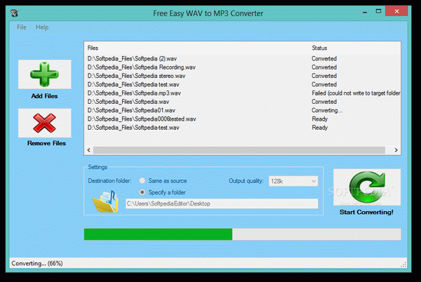 Free Easy WAV to MP3 Converter