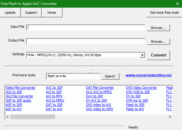 Free Flash to Apple AAC Converter