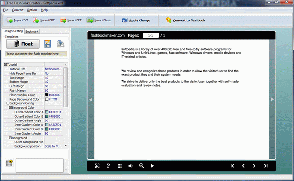 Free FlashBook Creator