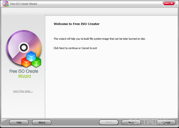 Free ISO Create Wizard