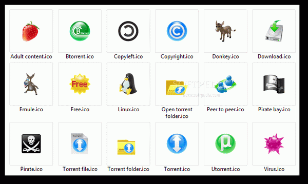 Free Large Torrent Icons