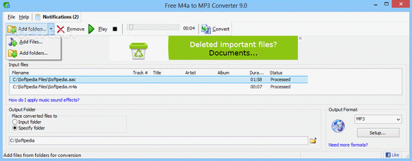 Free M4a to MP3 Converter