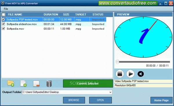 Free MOV to MPG Converter