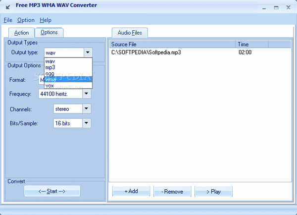 Free MP3 WMA WAV Converter