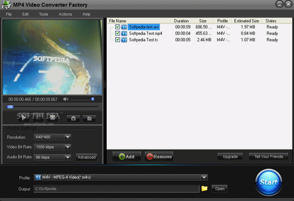 Free MP4 Video Converter Factory