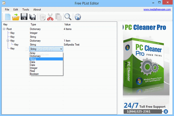 Free PList Editor