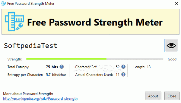 Free Password Strength Meter