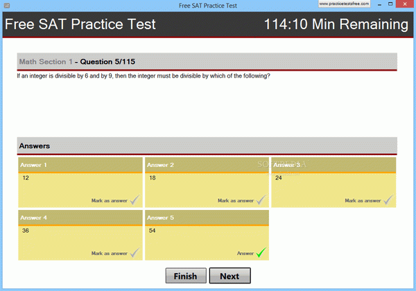 Free SAT Practice Test