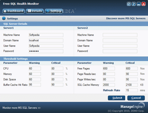 Free SQL Health Monitor