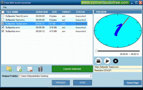 Free WMV to AVI Converter