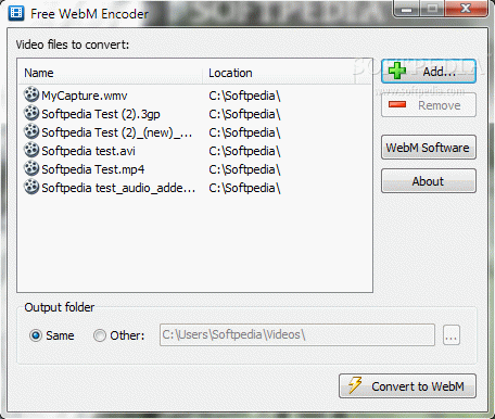 Free WebM Encoder