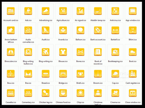 Free Yellow Button Icons