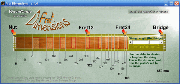 Fret Dimensions