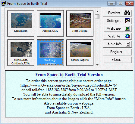 From Space to Earth - World